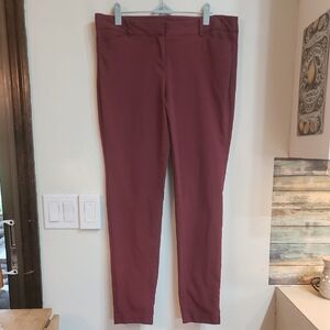 Burgundy Pants